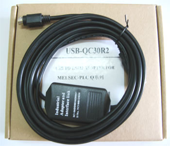 供应三菱PLC编程电缆USB-QC30R2 